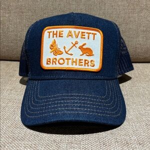 Avett Brothers Denim Five Panel Trucker Hat